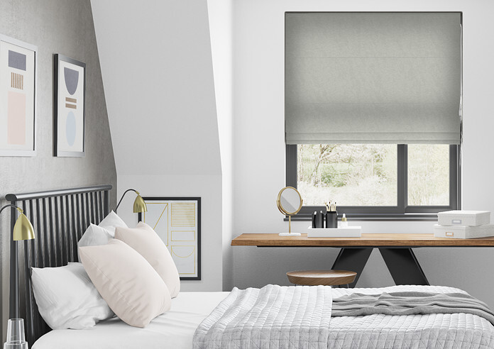 Tussah, Carbon - Roman Blind - Image 3